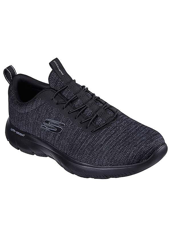 Sketchers black trainers online