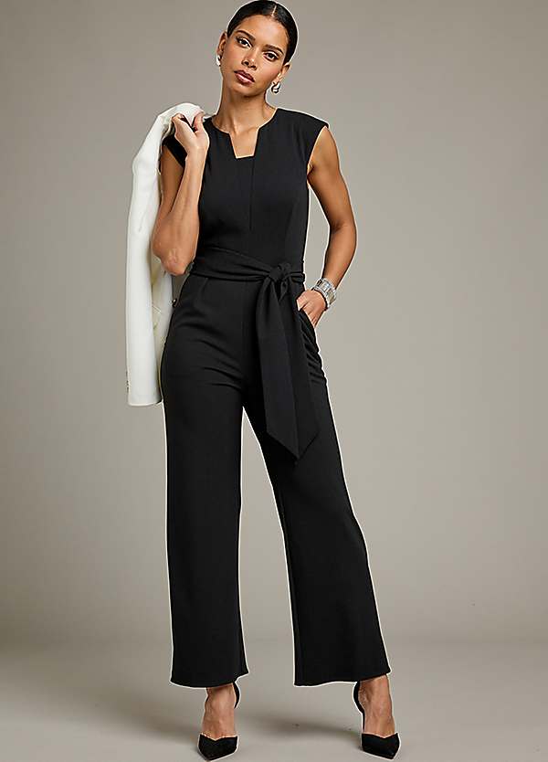 Black Tailored Jumpsuit by Kaleidoscope