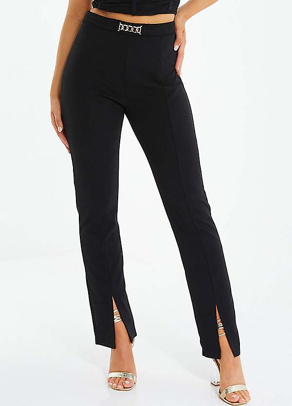 Quiz hot sale black trousers