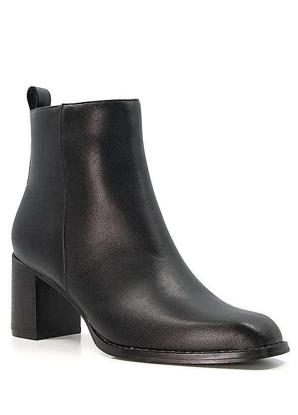 Stack sale heeled boots