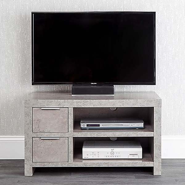 Concrete effect deals tv unit