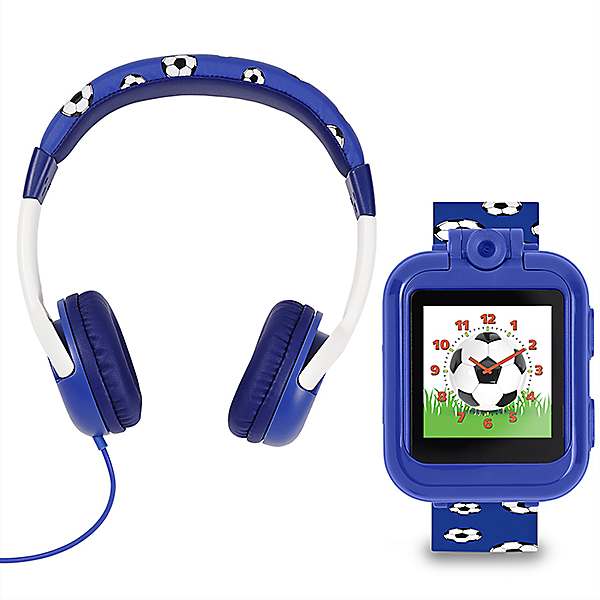 Blue Football Interactive Watch Headphone Set TKS02 0004 by