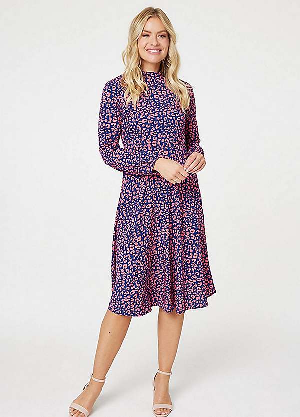 Leopard 2024 tea dress