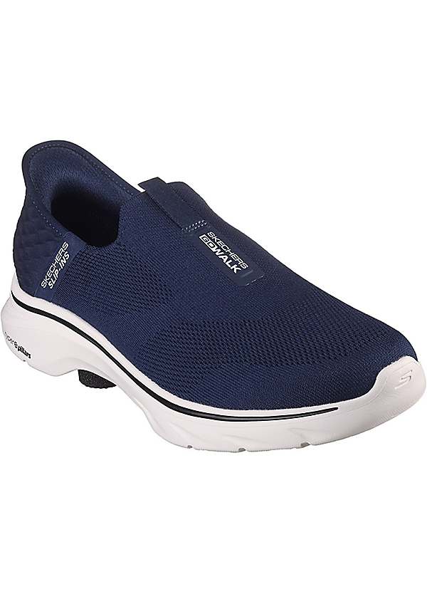 Blue Slip Ins Go Walk 7 Easy On 2 Shoes by Skechers