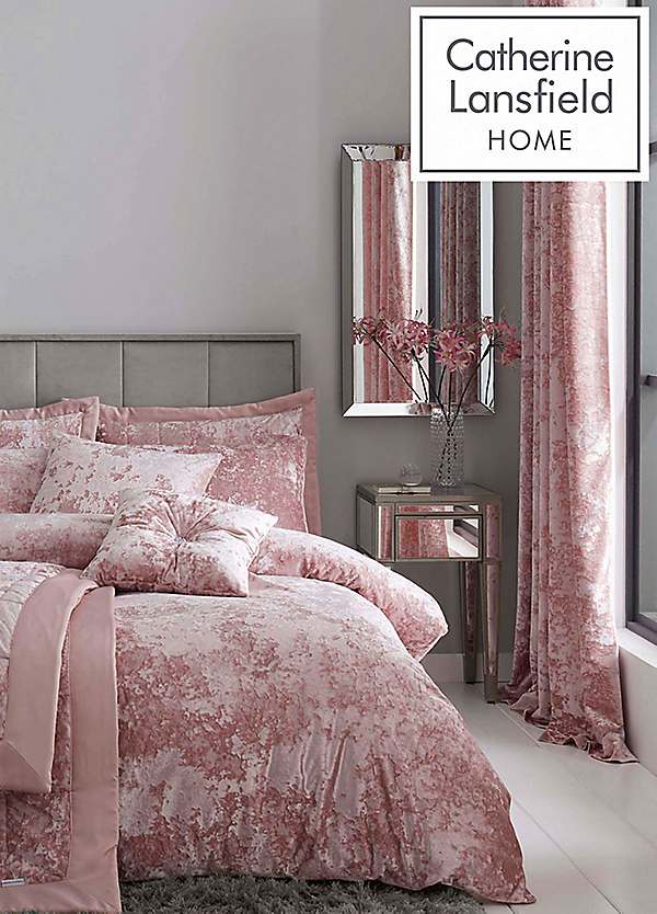 Catherine Lansfield Canterbury Duvet Set Blush