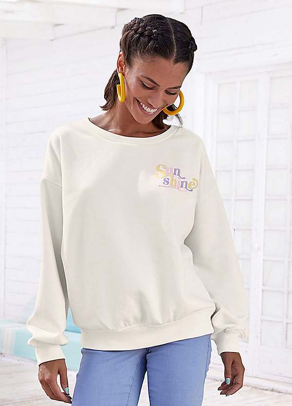 Boat cheap neck sweatshirt