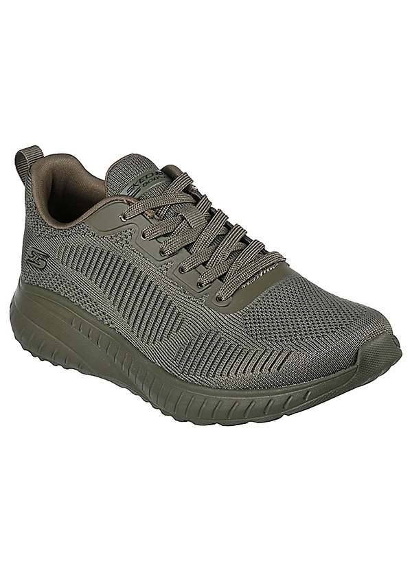 Bobs Squad Chaos Solid Engineered Lace Up by Skechers Look Again