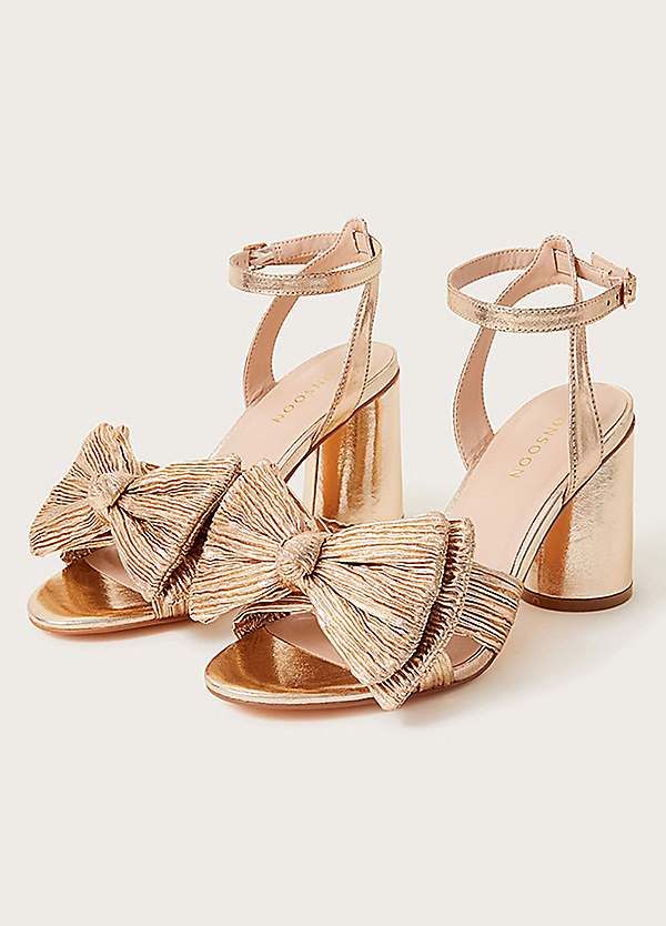 Bow best sale front sandals