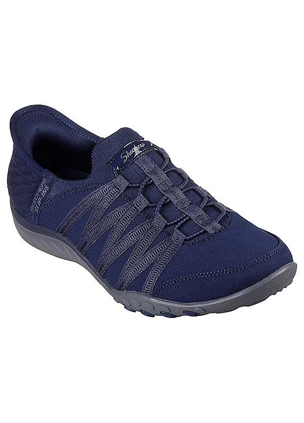 Breath Easy Roll With Me Bungee Slip Ins Trainers by Skechers