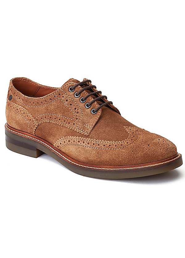 Brown Hatfield Brogue Shoes by Base London Look Again