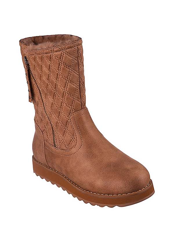 Brown Keepsakes 2.0 Morning Walks Ankle Boots by Skechers