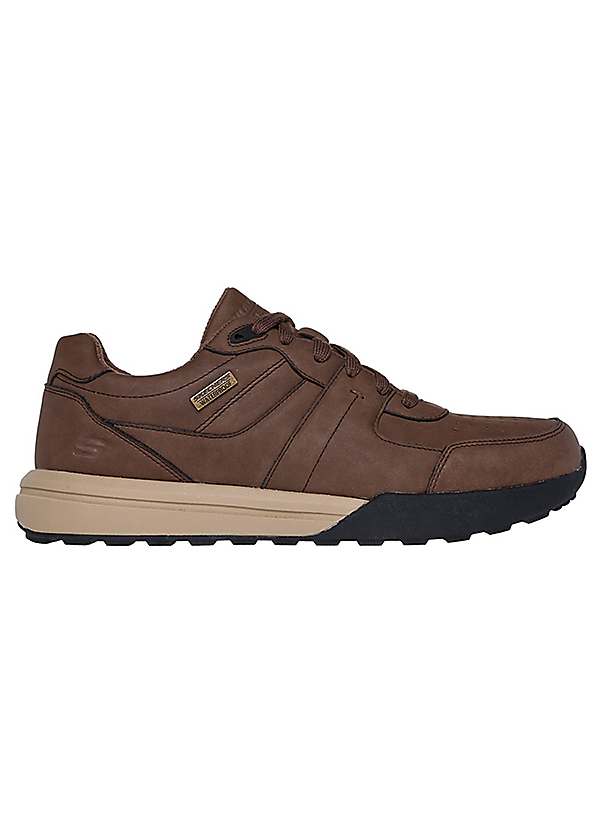 Brown Netson Gander Shoes by Skechers