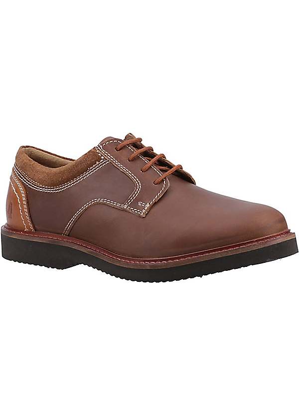 Brown Wheeler Lace-Up Shoes by Hush Puppies Look Again