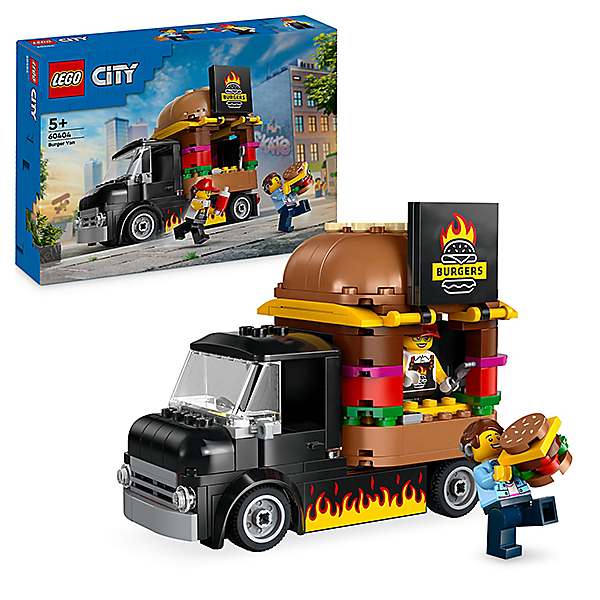 Burger Van Food Truck Toy Playset by LEGO City Look Again