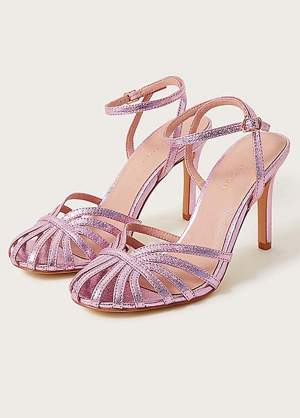 Caged Metallic Heels by Monsoon | Look Again