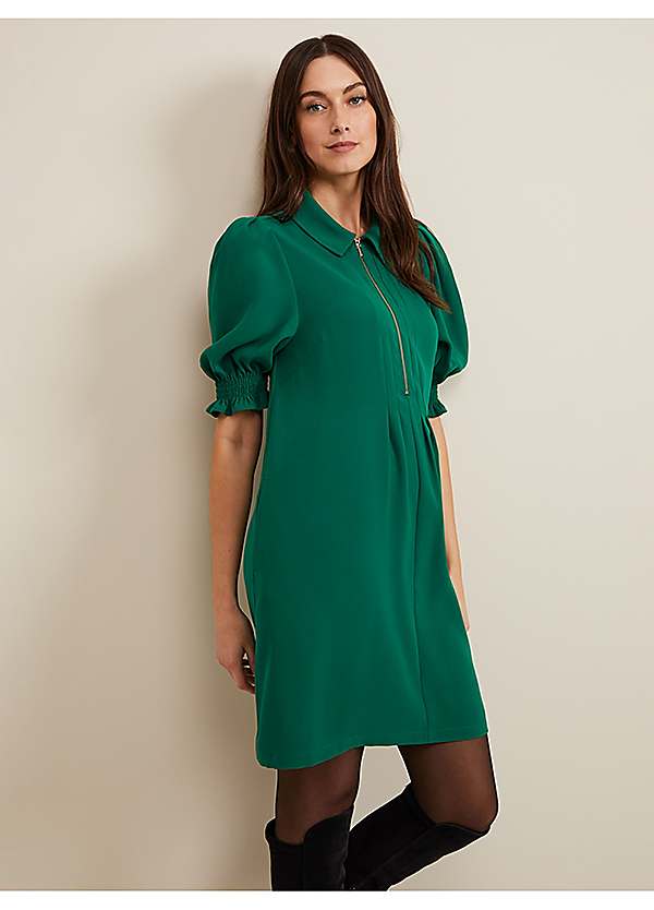 Candice Zip Swing Dress by Phase Eight | Look Again