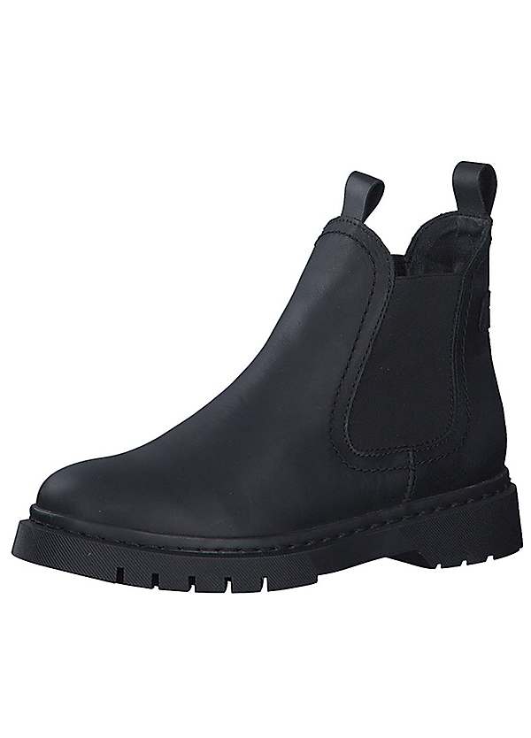 Tamaris - Chelseaboots voor dames - Zwart - Nelson.nl