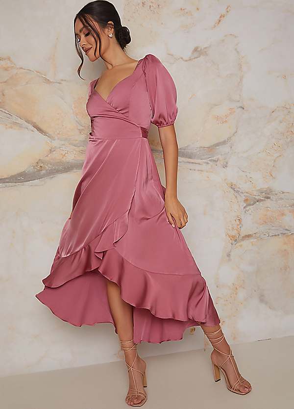 Chi chi london 2024 pink maxi dress