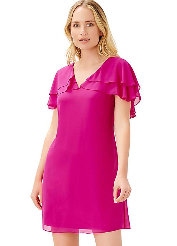 Chiffon Shift Dress by Adrianna Papell Look Again