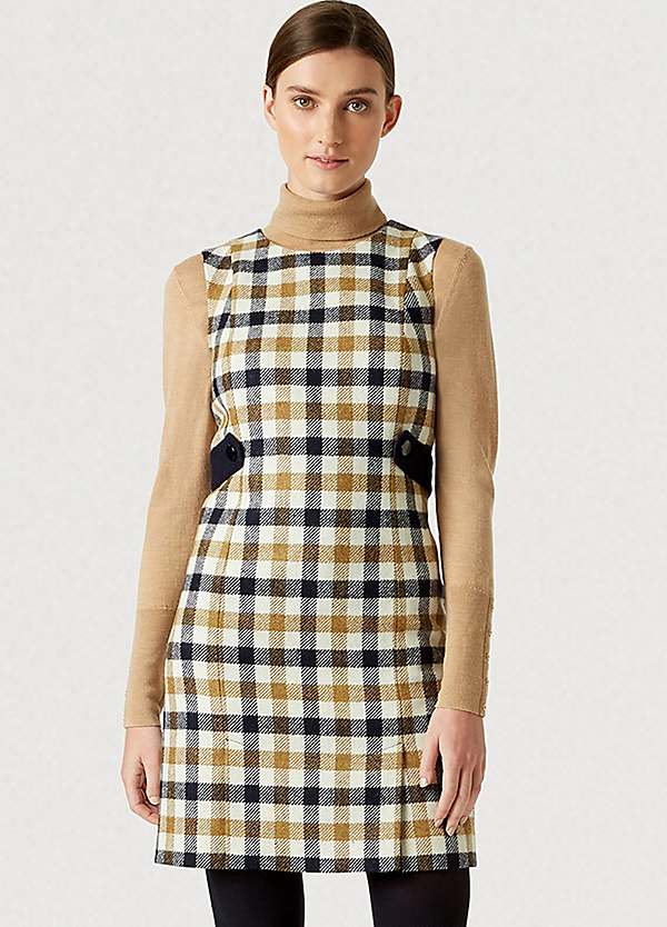 Hobbs shop checked dress