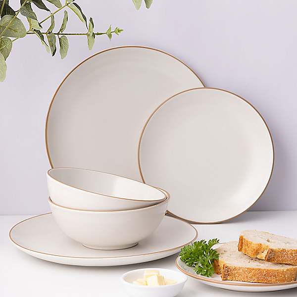 Classic 12 Piece Dinnerware Set by Mason Cash Look Again