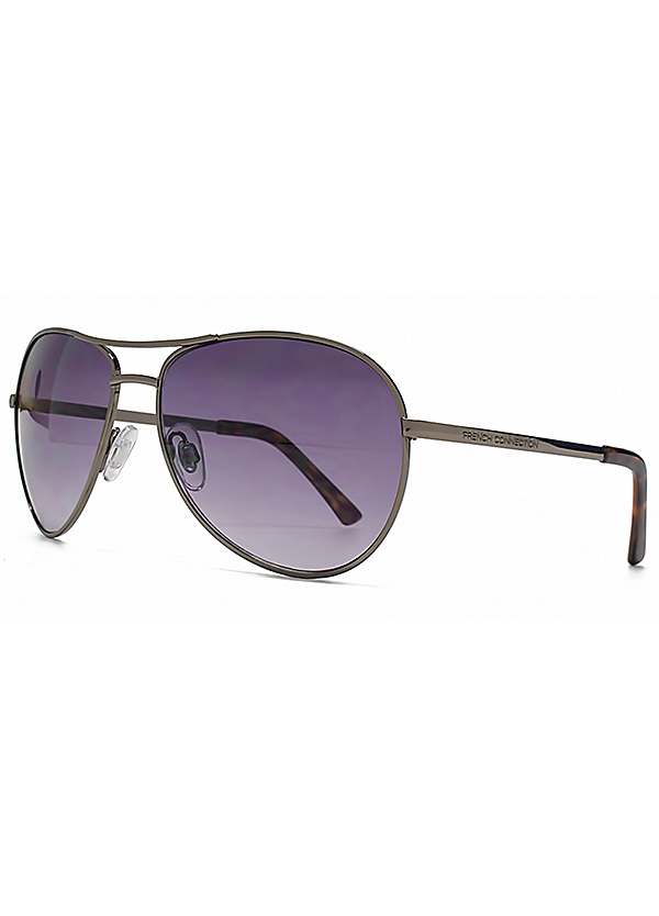 French Connection Classic Aviator Sunglasses by French Connection