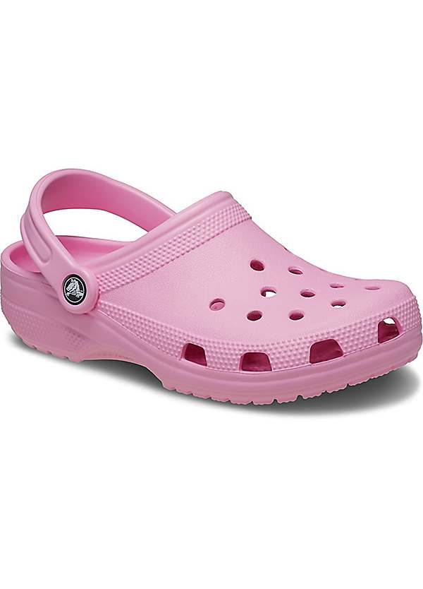 Classic Bright Pink Clogs by Crocs Look Again