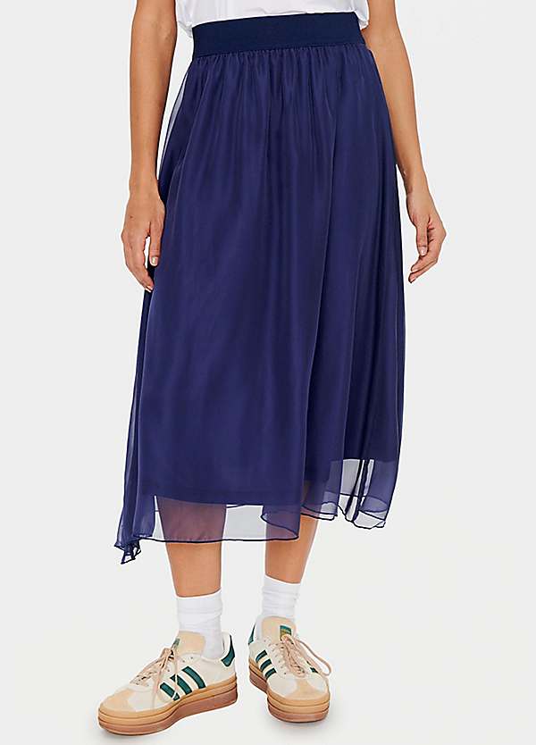 Midi skirt chiffon hotsell