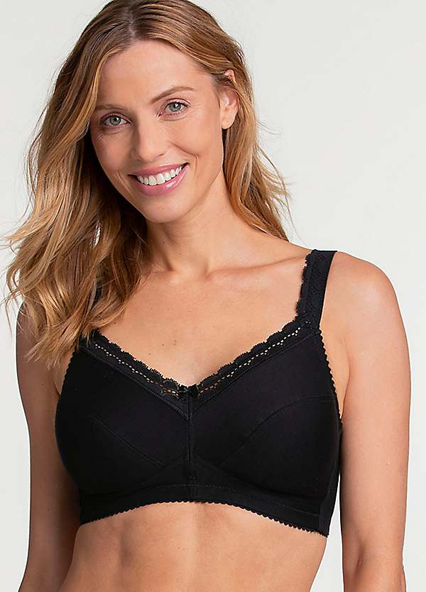 MISS MARY OF SWEDEN Smooth Lacy Support Cup Non-Wired T-Shirt Bra