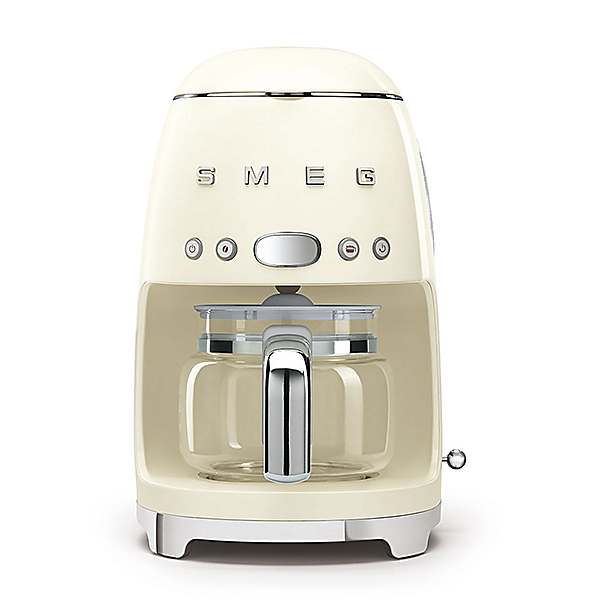 smeg capsule coffee machine cream