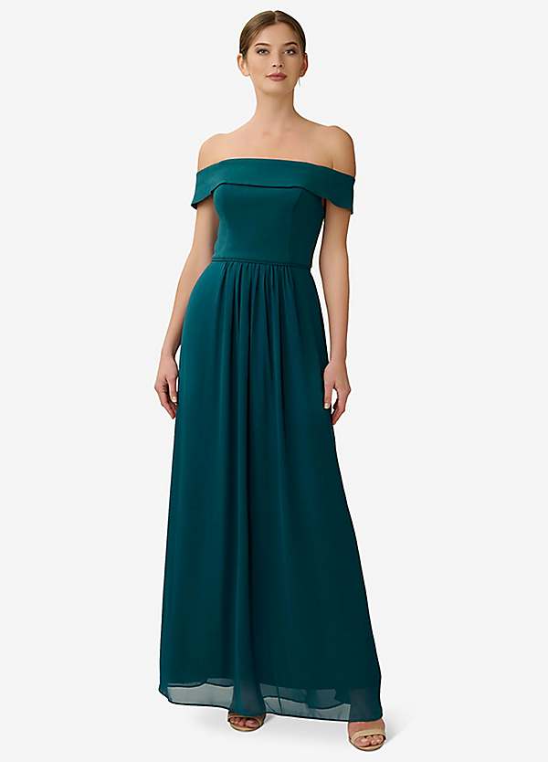 Crepe Chiffon Gown by Adrianna Papell