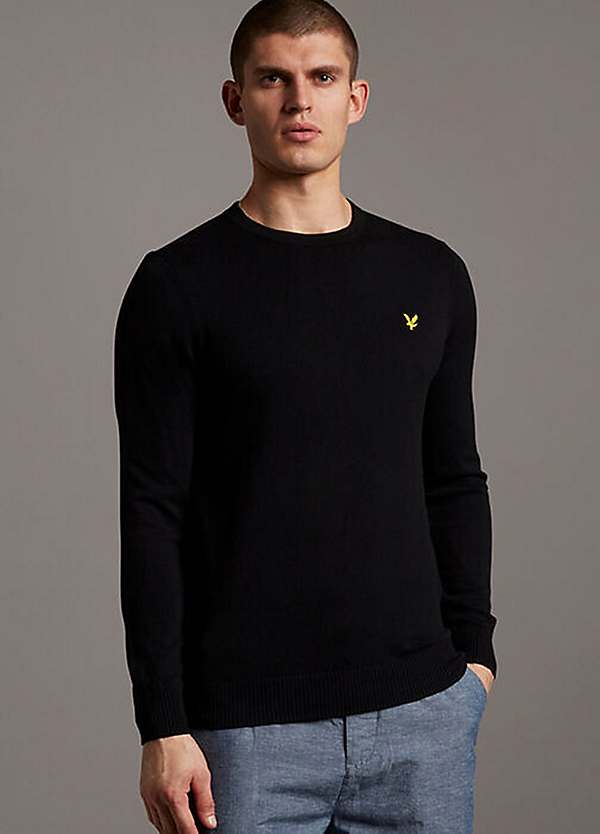 Lyle & scott crew neck cotton merino jumper hotsell