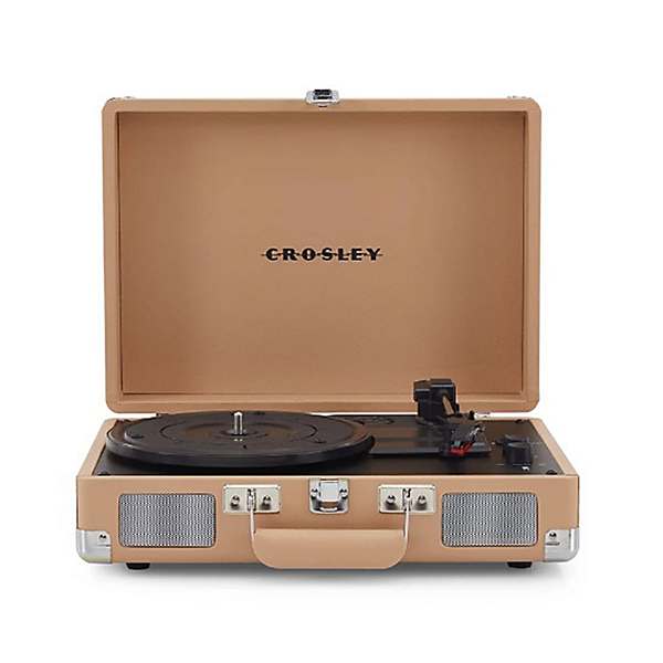 Cruiser Plus Deluxe Portable Turntable - Light Tan by Crosley