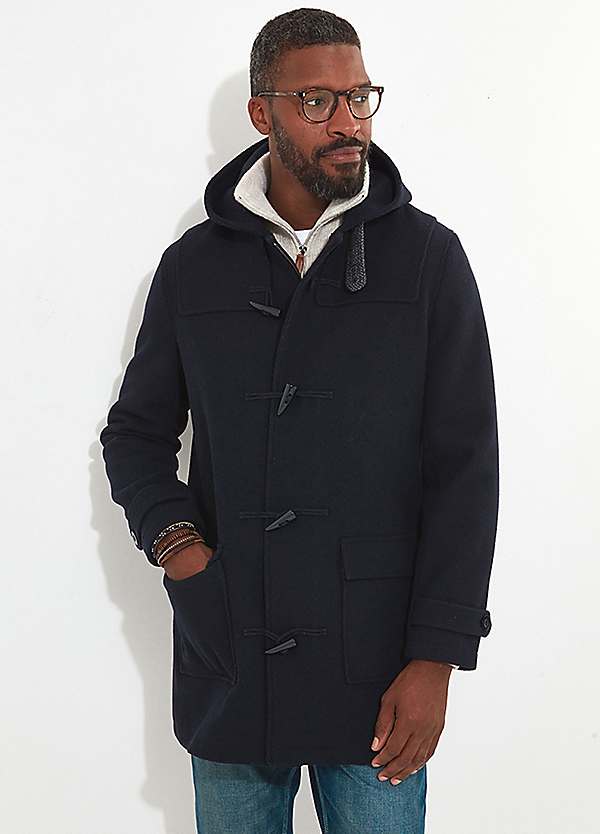 hoodless duffle coat