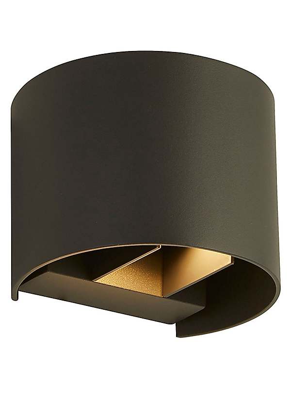 Curved outdoor deals light