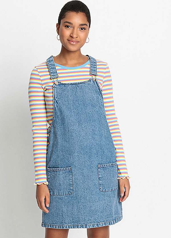 Sainsburys denim pinafore on sale dress