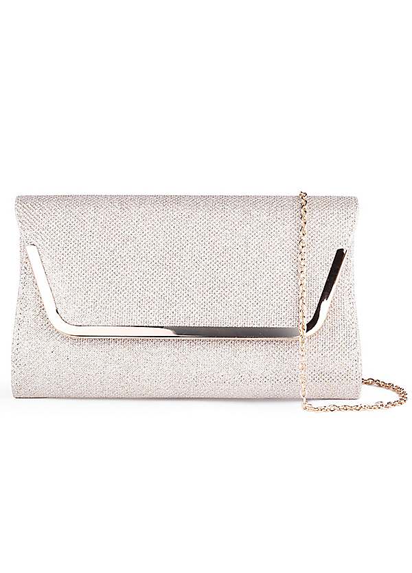 Champagne best sale clutch bag