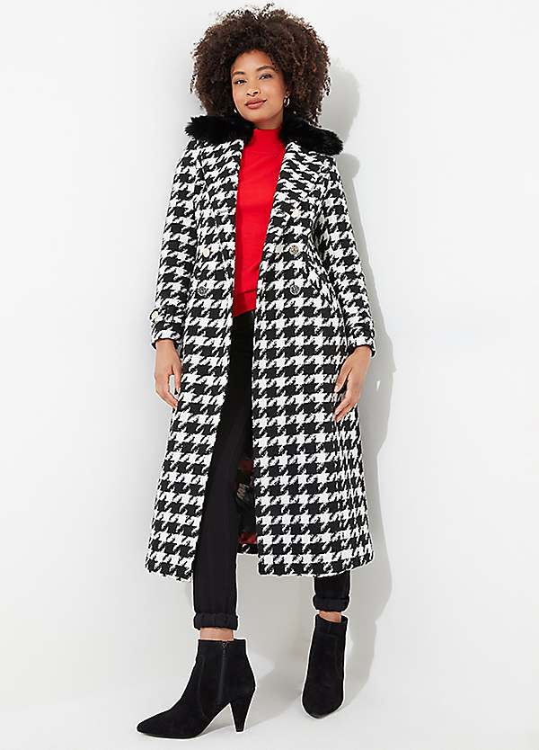 Dogtooth duster coat hotsell