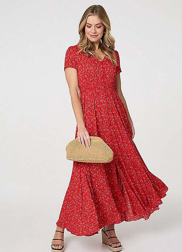 Ditsy Floral A-Line Maxi Dress by Izabel London | Look Again Ditsy Floral A-Line Maxi Dress by Izabel London | Look Again