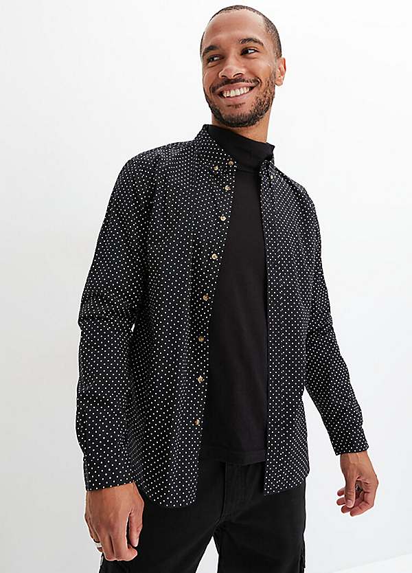 Dotty Long Sleeve Shirt by bonprix