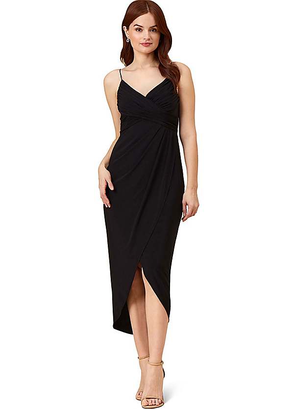 Draped Jersey Wrap Gown by Adrianna Papell