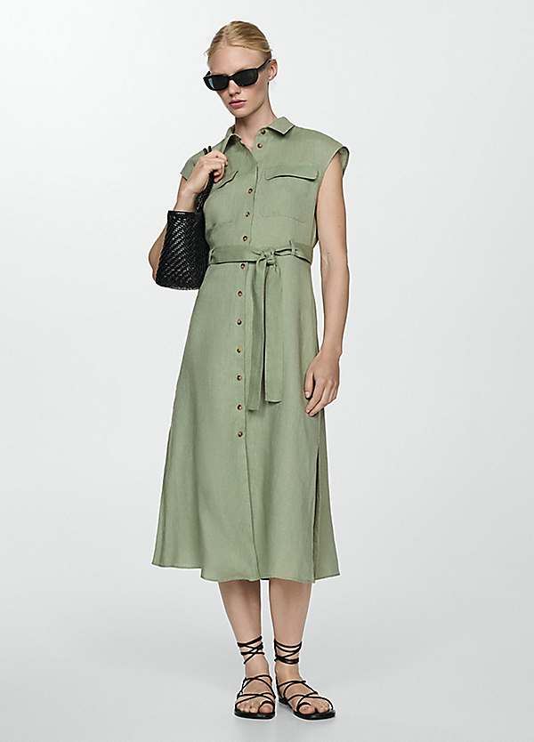 Sleeveless Mango Vestido Camisero Dress Quito By Mango Look Again