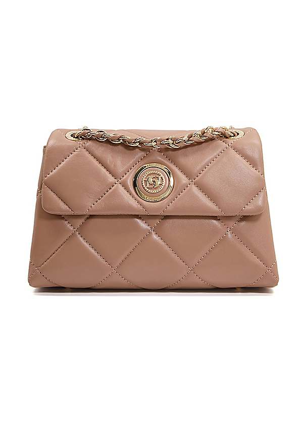 Duchess Medium Leather Quilt Shoulder Bag by Dune London Look Again