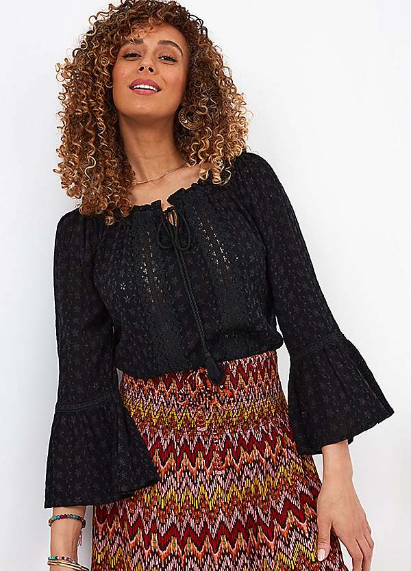 Joe brown outlet black lace skirt