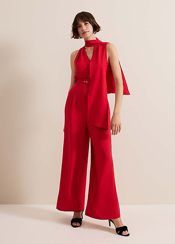 Elika Red Jumpsuit by Phase Eight Look Again