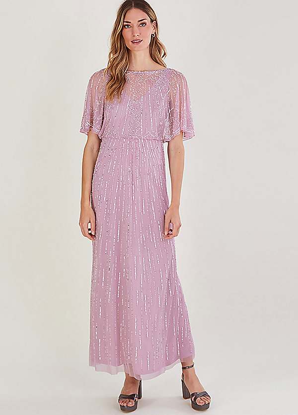 Monsoon tatiana hot sale embellished maxi dress