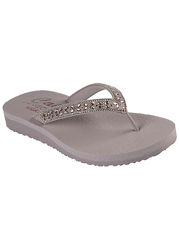 Embellished Flip Flops by Skechers