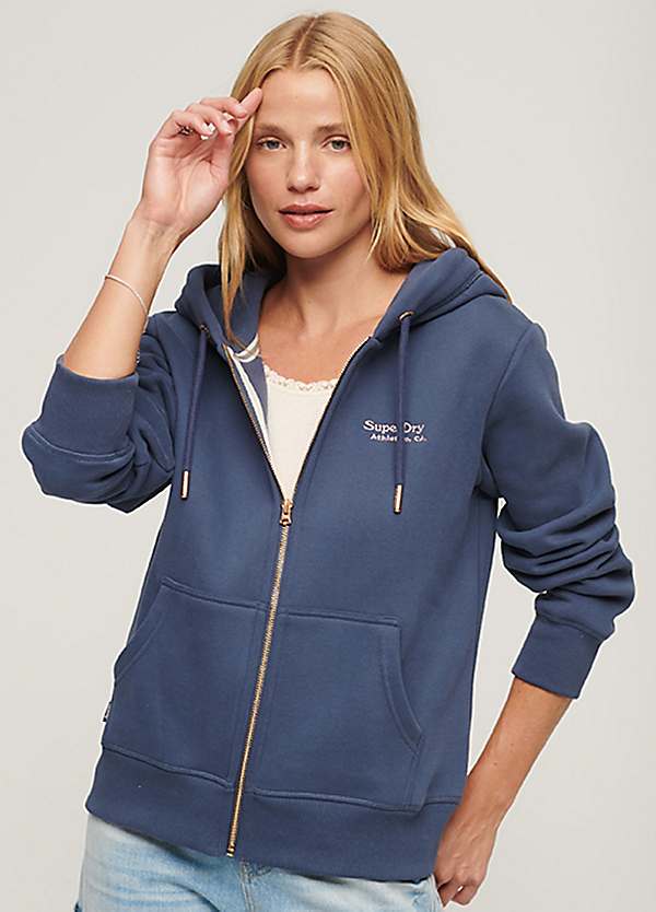 Superdry blue hoodie online