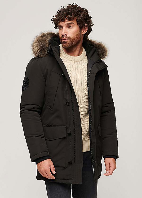 Superdry fur hood online