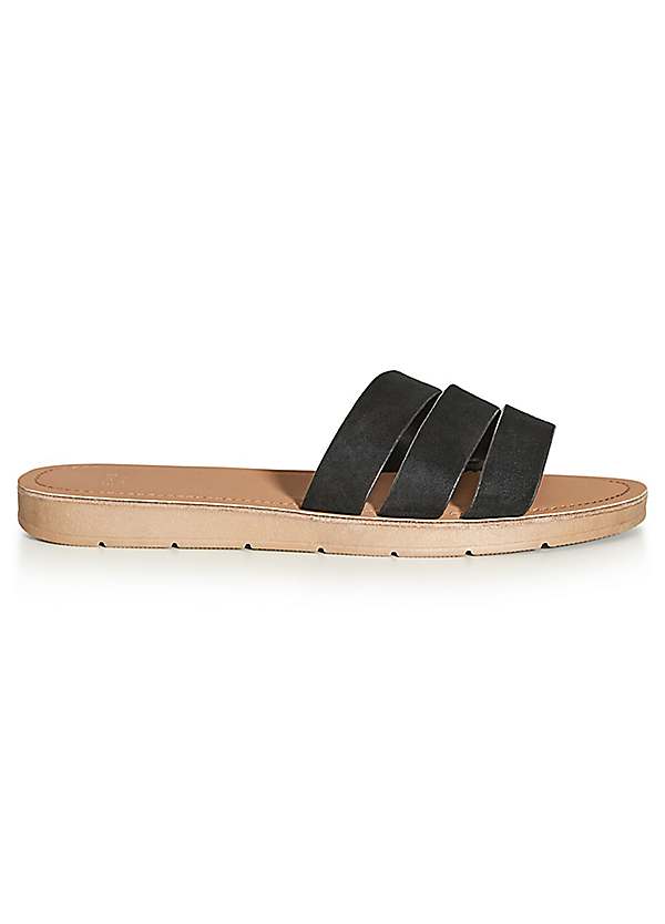 Strappy slides sale